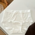 thumbnail image 2 of lnmuld Womens Panties Cotton Floral Lace Trim French Cut Panties with Extended Gusset for Comfort and Breathable Soft Underwear Size:L, 2 of 3