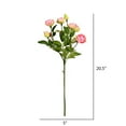 thumbnail image 2 of Vickerman 20.5'' Artificial Tea Rose Spray. Includes 3 sprays per pack., 2 of 3