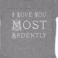 thumbnail image 3 of Inktastic I Love You Most Ardently Austen Girls Baby Bodysuit, 3 of 4