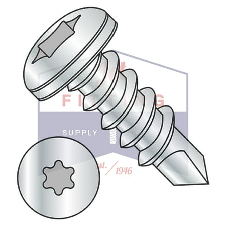 

6-20 x 1/2 Self-Drilling Screws | Six-Lobe (Torx) | Pan Head | 410 Stainless Steel (Quantity: 2500)