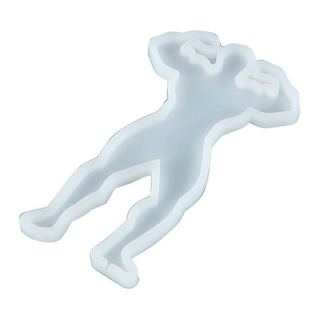 

Angel Modern Girl Epoxy Mould DIY Chocolate Cheese Lollipop Silicone Mold