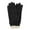 Black, variant on Knit Cuff Touchscreen Compatible Winter Gloves (Women)