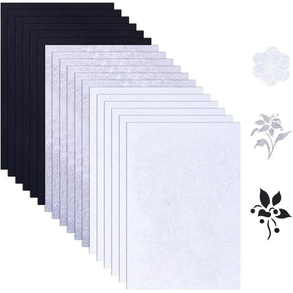 18Pcs 3 Colors Felt Fabric Sheets 0.5mm Thick Soft Nonwoven Squares Pre-Cut Sewing Felt Fleece Pack for Art DIY Crafts Patchwork Projects Black White Gray 30 x 20cm