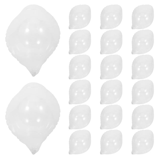 KAKOWELY Kit de 20 globos transparentes para fiestas de cumpleaños y decoración de bodas.