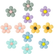 12PCS Flower Shoe Charms for Croc. Daisy. Cherry Blossoms. Flowers Cartoon Shoe Charms. Garden Shoe Decoration Accessories Women For Clogs
