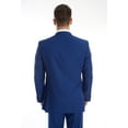 thumbnail image 3 of Mens Suit Two Piece Slim Fit Solid Notch Lapel Tuxedo Set, 3 of 4