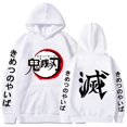 thumbnail image 1 of Sudadera con capucha de Anime Demon Slayer, suéteres, sudaderas con estampado gráfico de Muichiro Tokito, ropa de calle informal de hip hop, 1 of 6