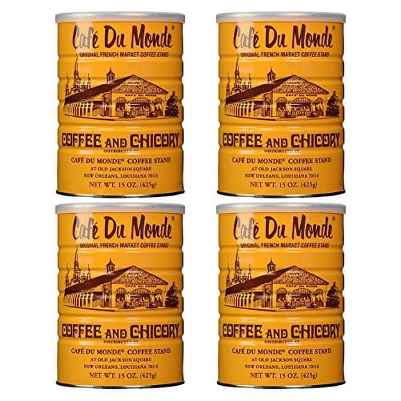 NineChef Bundle - Cafe Du Monde Coffee and Chickory 15 Ounce (4 Pack) 1 NineChef ChopStick
