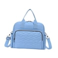 thumbnail image 4 of Bolsa de pañales Bolso de mano Artículos esenciales para bebés portátiles,Bolsa de pañales para bebés,Bolsa de pañales de viaje para mamá para , Azul azul claro, 4 of 8