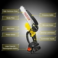 6 Inch Cordless Electric Mini Chainsaw, Handheld Battery Powered