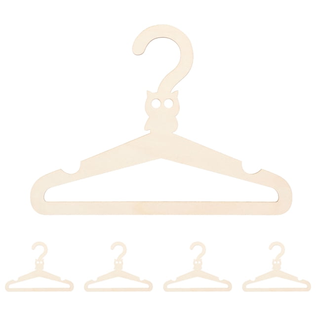 Miangastore 5pcs Diy Hanger Cartoon Animal Design For Clothes Smooth Finish For Closet Storage Drying For Unique