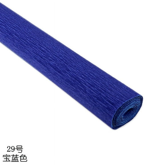 Fatty Farmer Premium Italian Crepe Paper Roll Heavy-Weight 180 Gram,Sapphire Blue