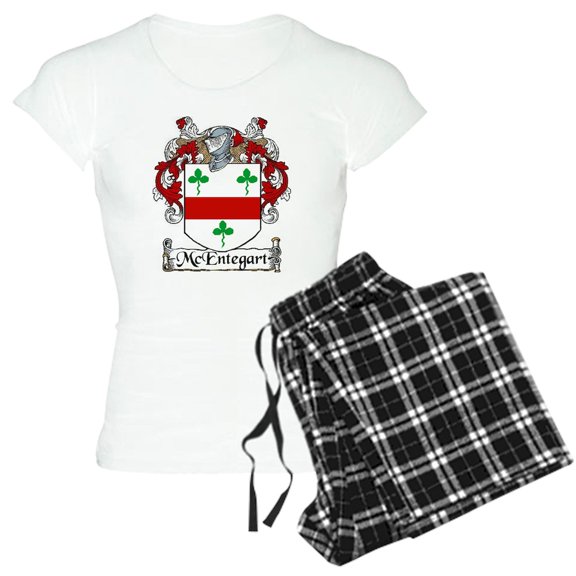 CafePress - Mcentegart Coat Of Arms Women's Light Pajamas - Women's Short Sleeve Print T-Shirt and Pants Light Cotton Pajama Set