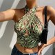 thumbnail image 4 of Pntutb, camiseta de manga larga suelta con cuello redondo y estampado informal a la moda de verano para mujer, blusa, Jersey Pntutb Pntutb-1976, 4 of 6