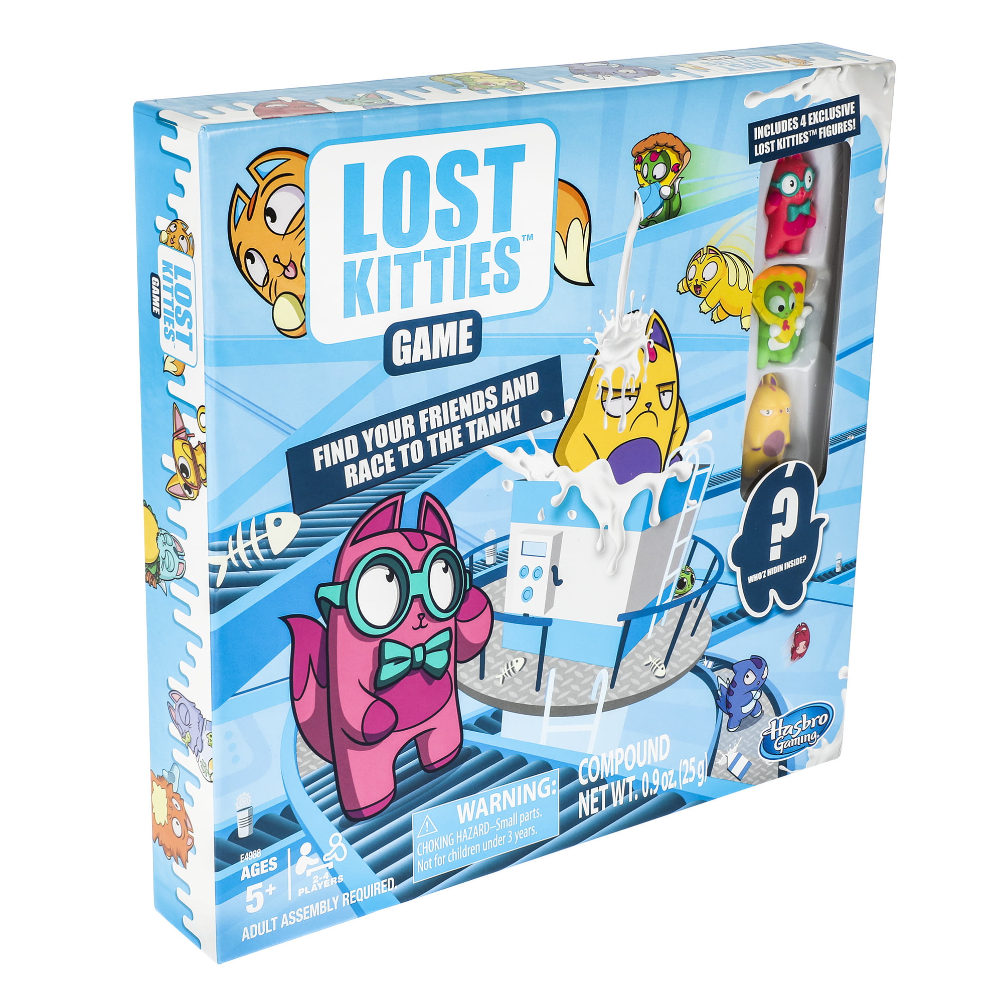 Lost Kitties Board Game 4 Cat Figures Hasbro E4988 for sale online 