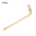 thumbnail image 3 of Uxcell Paint Brush 2 Pcs 1" Brush Width Soft Wool Variety Angled Bend Brushes Radiator Paint Brush, 3 of 6