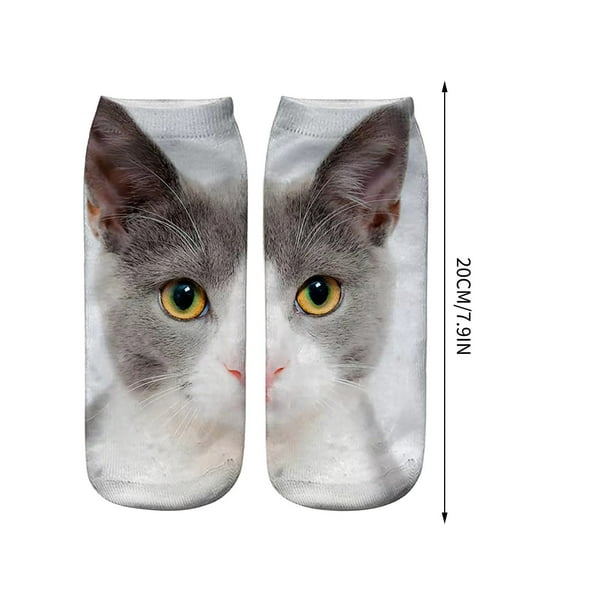Cara en Calcetines Mid-Calf Unisex Tejido Transpirable Suave para el Uso Diario / Regalo