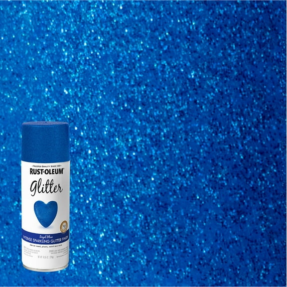 Blue, Rust-Oleum Specialty Glitter Spray Paint, 10.25 oz