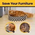 thumbnail image 3 of Bloc de rascar Cat Scratcher Cardboard Conlun 2 en 1 ovalado para gatos, 3 of 9