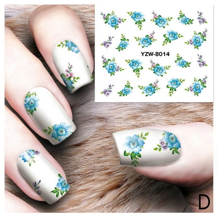 3D Nail Applique Patterned Nail Back Glue Sticker Nail Art Role Ofing Is