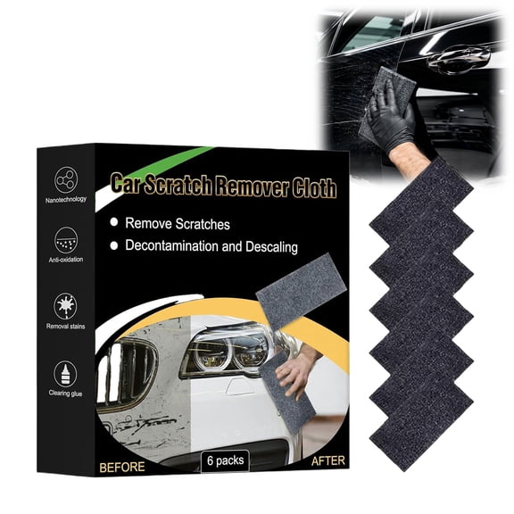 NanoPolix Scratch Remover, Nano Technology Car Paint Scratch Remover & Polish Cloth, Removes Scratches Oxidation & Tar Quickly(1PC)