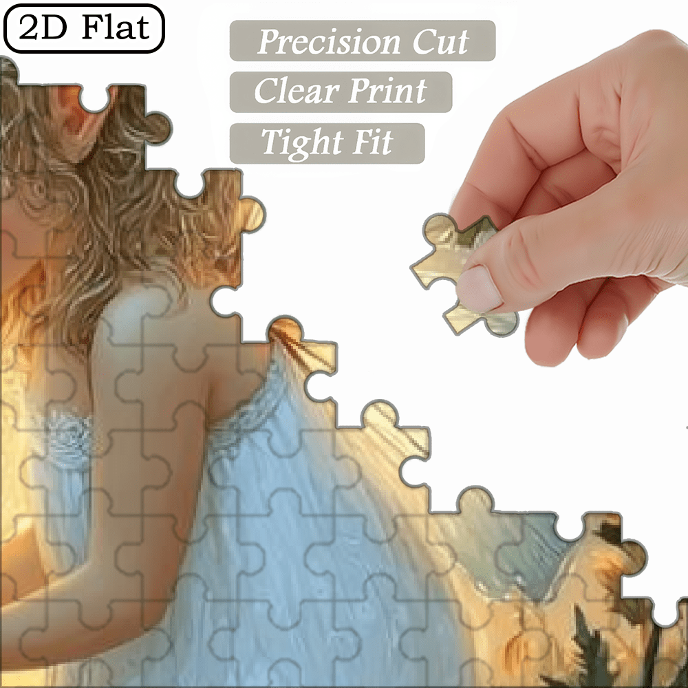 A 1000pcs Adult Puzzle Featuring Character and Landscape Themes, High Difficulty Level, Suitable for Adults, Family Entertainment.29.4*19.6 in