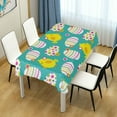 thumbnail image 7 of Coolnut Easter Eggs Rectangle Tablecloth, Waterproof Washable Polyester Table Cover for Kitchen Dinner Party, 60 x 120 Inch House Decor, 7 of 7