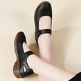 thumbnail image 6 of Black Women Breathable Round Toe Closed Toe Extremely Comfortable Extremely Lightweight Slip On Flats For Casual Everyday Wear, 6 of 9