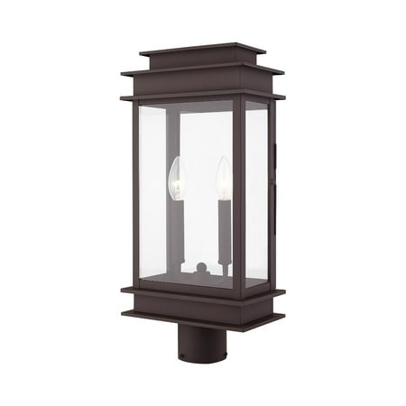 Livex Lighting Princeton 2 Light Outdoor Post Lantern