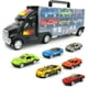 thumbnail image 1 of Big Mo's Toys Transport Car Carrier Truck - with 6 Stylish Metal Racing Cars - with Carrying Case, 1 of 5