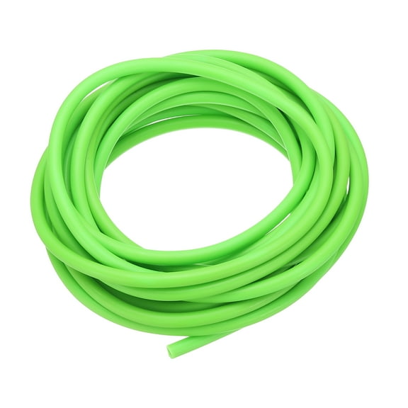 Uxcell 13 Ft(4M) Rubber Tubing, 1/8"(3mm) ID 1/4"(6mm) OD Sling Shot Natural Latex Rubber Tubing for Exercise Stretching Laboratory Home Hose, Green