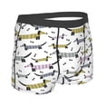 thumbnail image 4 of Uemuo Dachshund Dog Puppy Pattern Men's Boxer Briefs,Trunk Anti-Chafing,Comfortable, Durable, and Stylish Underwear-X-Large, 4 of 9