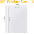 thumbnail image 2 of 200 Pack Sheet Protectors 8.5 x 11 inch, Clear Plastic Page Protectors for 3 Ring Binder, Plastic Sleeves for Binders Documents Protectors, 2 of 7