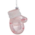 thumbnail image 5 of Northlight Baby's 1st Christmas Mitten Glass Ornament - 4" - Pink, 5 of 5
