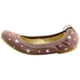 thumbnail image 6 of The Doll Maker Stars Suede Ballet Flat-TD171022D-8, 6 of 7