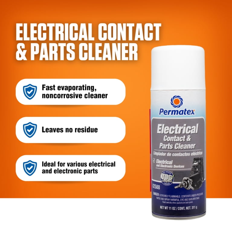 chemical Permatex 82588 Electrical Contact and Parts Cleaner Spray For