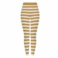thumbnail image 3 of Feancey Halloween Seamless Leggings for Women Vintage Striped Printed Workout Tights High Waisted Casual Tummy Control Yoga Pants Yellow 3XL, 3 of 10