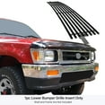thumbnail image 2 of APS Premium Stainless Steel Black 8x6 Horizontal Billet Grille Insert Compatible with Toyota Pickup 1992-1994 4WD Lower Bumper N19-J12158T, 2 of 7