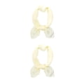 thumbnail image 1 of Bufanda ligera y transpirable Qarigey para mujer color amarillo claro 70*70CM 2Conjunto, 1 of 6