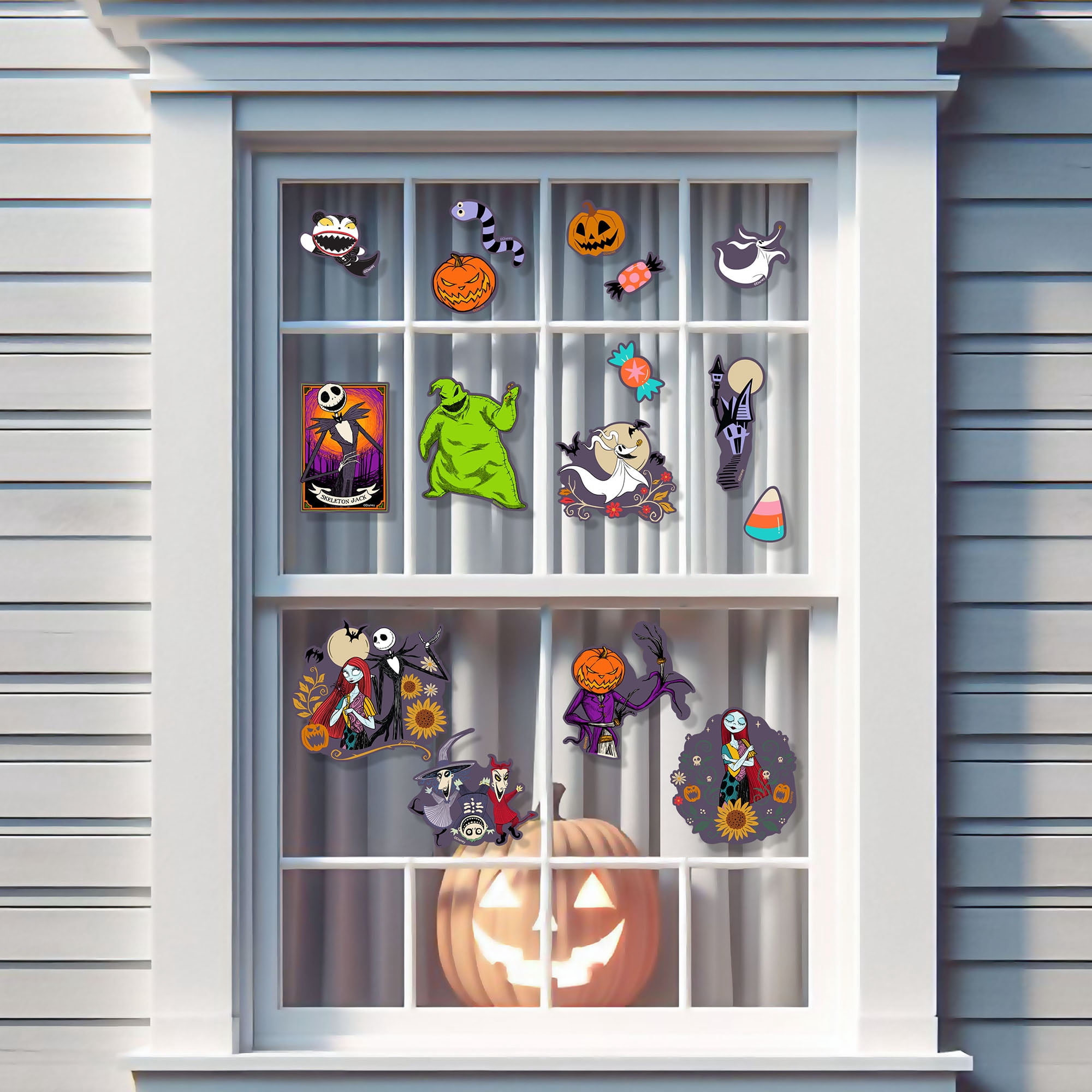 Disney's Nightmare before Christmas Decorative Halloween Window Cling