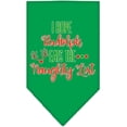 thumbnail image 5 of Christmas Pet and Dog Bandana Screen Printed, "Hope Rudolph Eats The Naughty List", 5 of 9