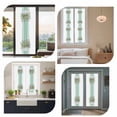 thumbnail image 7 of Sage Green Eucalyptus Leaves Window Privacy Film,Pastoral Summer Botanical Elegant Static Cling UV Sun Blocking Heat Control Window Tint Day and Night,Non-Adhesive One Way Privacy Cover 17.7''x78.7'', 7 of 7