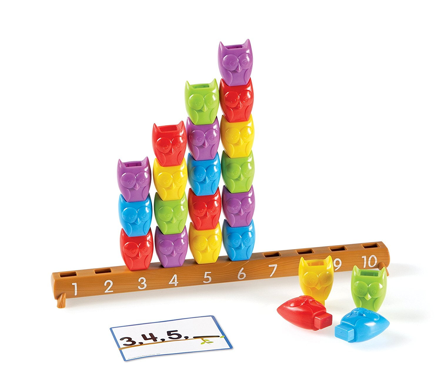Learning Resources 1-10 Counting Owl Activity Set, 25 Piece Set, Ages 3+
