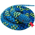 thumbnail image 2 of Peluche Serpent Géant Réaliste Jouet Yeux Rouges Cadeaux pour Garçons et Filles 110 Pouces Bleu, 2 of 6