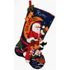 Moonlight Santa Stocking Felt Applique Kit