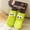 Big Eyes Green - M, variant on Puppy Warming Socks, 3D Knitted Dog Socks with Grippers, Anti-Lick Paw Dog Sock, Non-Slip Cute Puppy Booties, Traction Control Boots & Paw Protectors for Hardwood Floors