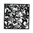 thumbnail image 1 of 4 Pieces Black Bird Flower Hanging Room Divider, Safety PVC Panel Screen, for Living Dining Room Hotel Decoration Black 4PCS, 1 of 8
