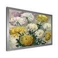 thumbnail image 2 of Designart 'Golden and White Daisies' Traditional Framed Art Print, 2 of 4