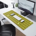 thumbnail image 2 of Long Mouse Pads for Desk,Green Bigfoot Pattern Desk Mats on Top Of Desks, Desk Mouse Pad Extra Large with 3mm Non-Slip Base and Stitched Edge for Gaming,Office,Work,Home 31.5"x11.8", 2 of 6