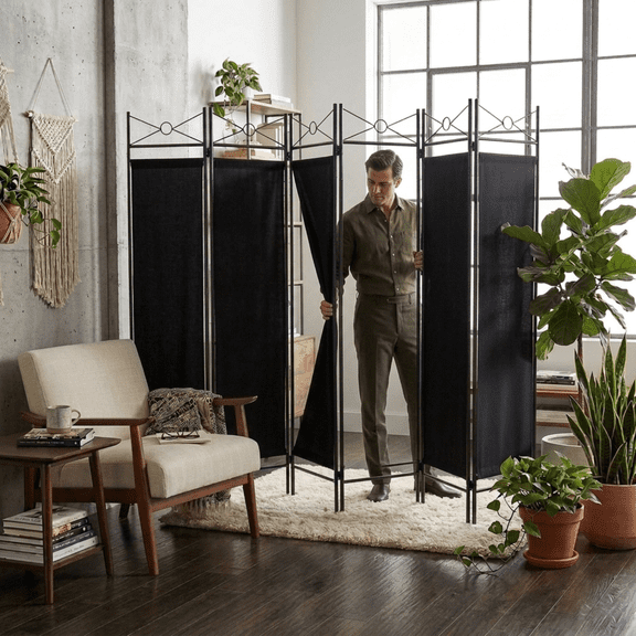 Legacy Decor Room Divider Privacy Screen, Fabric,( 4 6 8 Panels)